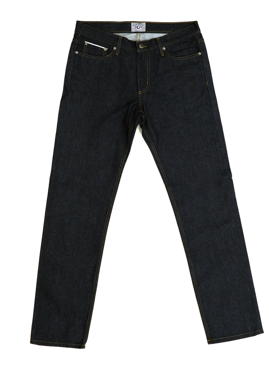 Slim Selvedge Jeans - Dark blue/raw denim - Men